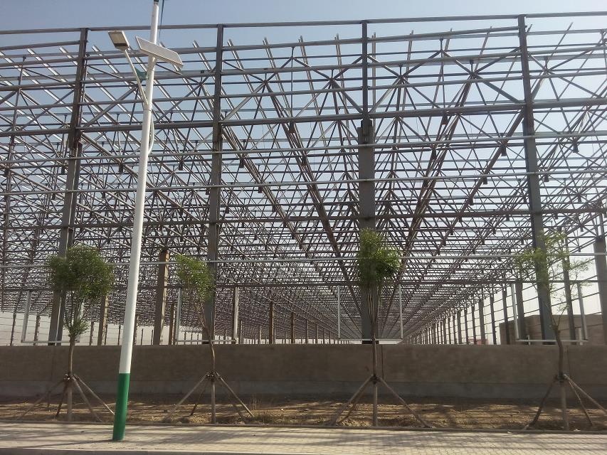 个旧汽车工业厂房网架